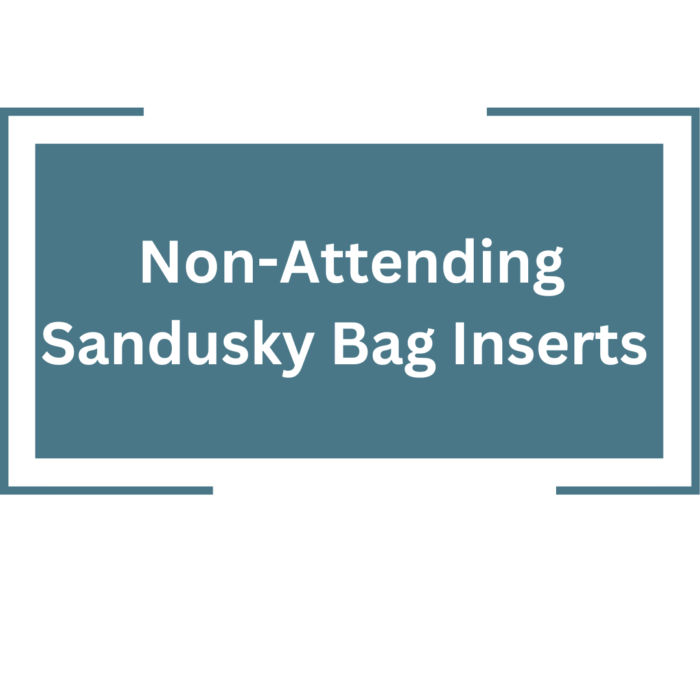 Non-Attending Vendor: Sandusky Conference Vendor Bag Inserts