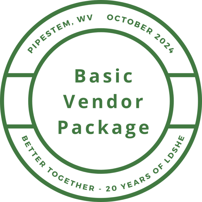 Basic Vendor Package - Pipestem Fall Family Retreat